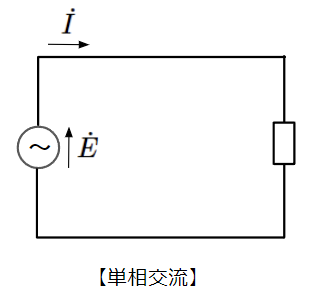 単相交流の回路図